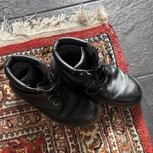 Dr. Martens Black Leather Men's Boots